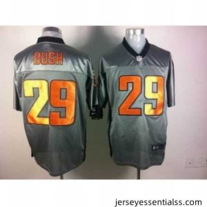 Nike Chicago Bears 29 Michael Bush Grey Elite shadow NFL Jersey