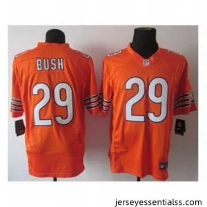 Nike Chicago Bears 29 Michael Bush Orange Limited NFL Jersey