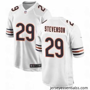 Nike Chicago Bears 29 Stevenson White Stitched NFL Vapor Untouchable Limited Jersey