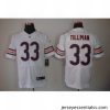 Nike Chicago Bears 33 Charles Tillman White Elite NFL Jersey