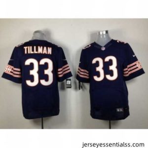 Nike Chicago Bears 33 Charles Tillman blue Elite NFL Jersey