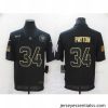 Nike Chicago Bears 34 Walter Payton Black 2020 Salute To Service Limited Jersey