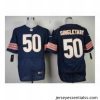 Nike Chicago Bears 50 Mike Singletary blue Elite NFL Jersey