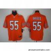 Nike Chicago Bears 55 Lance Briggs Orange Limited NFL Jersey