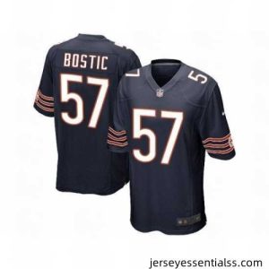 Nike Chicago Bears 57 Jon Bostic Blue Game NFL Jersey