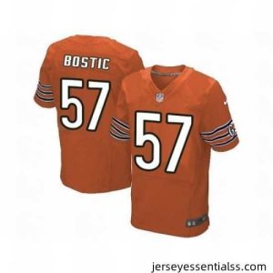Nike Chicago Bears 57 Jon Bostic Orange Elite NFL Jersey