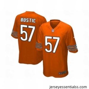 Nike Chicago Bears 57 Jon Bostic Orange Game NFL Jersey