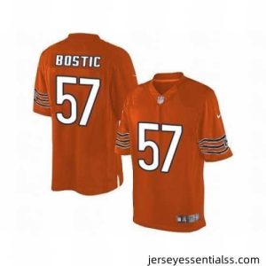 Nike Chicago Bears 57 Jon Bostic Orange Limited NFL Jersey