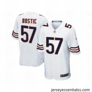 Nike Chicago Bears 57 Jon Bostic White Game NFL Jersey