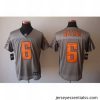 Nike Chicago Bears 6 Jay Cutler Grey Elite Shadow NFL Jersey