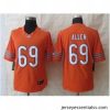 Nike Chicago Bears 69 Jared Allen Orange Limited NFL Jersey