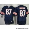 Nike Chicago Bears 87 Tom Waddle Blue Elite NFL Jersey