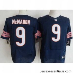 Nike Chicago Bears 9 Jim McMahon Blue Elite NFL Jersey