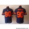 Nike Chicago Bears 90 Julius Peppers Blue Elite Orange Number NFL Jersey