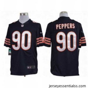 Nike Chicago Bears 90 Julius Peppers Blue Limited NFL Jersey