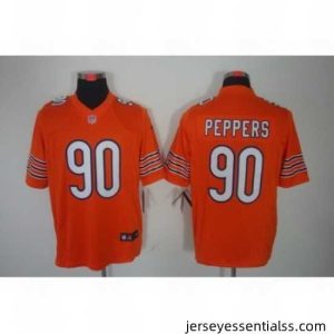 Nike Chicago Bears 90 Julius Peppers Orange Limited NFL Jersey