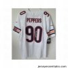 Nike Chicago Bears 90 Julius Peppers White Elite Signed NFL Jersey