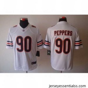 Nike Chicago Bears 90 Julius Peppers White Limited NFL Jersey