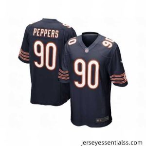 Nike Chicago Bears 90 Julius Peppers blue Game NFL Jersey