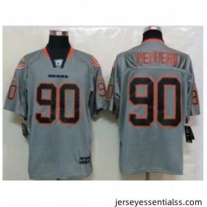Nike Chicago Bears 90 Julius Peppers grey Elite lights out NFL Jersey