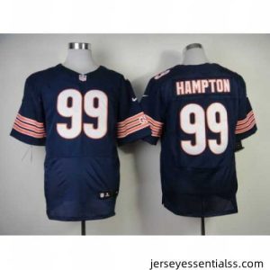 Nike Chicago Bears 99 Dan Hampton Blue Elite NFL Jersey