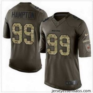 Nike Chicago Bears #99 Dan Hampton Green Mens Stitched NFL Limited Salute to Service Jersey