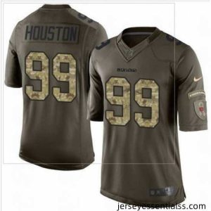 Nike Chicago Bears #99 Lamarr Houston Green 27s Stitched NFL Limited Salute to Service Jersey