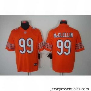Nike Chicago Bears 99 Shea McClellin Orange Limited NFL Jersey