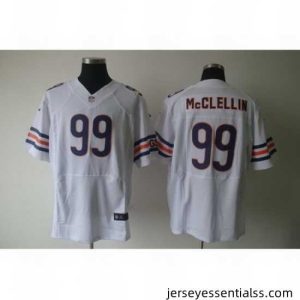 Nike Chicago Bears 99 Shea McClellin White Elite NFL Jersey
