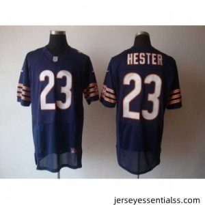Nike Chicago bears 23 Devin Hester blue Elite NFL Jersey