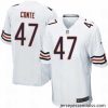 Nike NFL Chicago Bears #47 Chris Conte White Limited Road Jersey