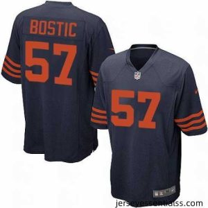 Nike NFL Chicago Bears #57 Jon Bostic Blue Limited Alternate Jersey