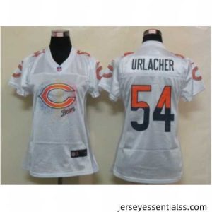 Nike Womens Chicago Bears #54 Urlacher White Jerseys