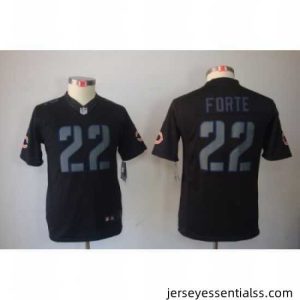 Nike Chicago Bears #22 Matt Forte Black Jerseys(Impact Limited)