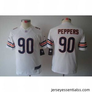 Nike Chicago Bears #90 Peppers White Color Limited Jerseys