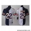 Nike nfl jerseys chicago bears #22 matt forte white-blue[Elite split]