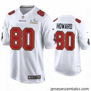 O.J. Howard Buccaneers White Super Bowl Lv Game Fashion Jersey