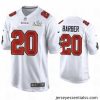 Ronde Barber Buccaneers White Super Bowl Lv Game Fashion Jersey