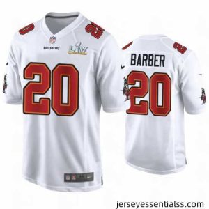 Ronde Barber Buccaneers White Super Bowl Lv Game Fashion Jersey