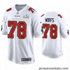Tristan Wirfs Buccaneers White Super Bowl Lv Game Fashion Jersey