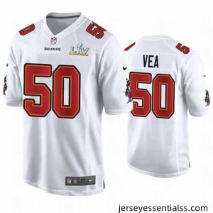 Vita Vea Buccaneers White Super Bowl Lv Game Fashion Jersey