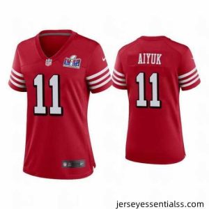 49ers 11 Brandon Aiyuk Red 2023 F.U.S.E  Vapor Untouchable Limited Stitched Football 2024 Super Bowl LVIII Jersey