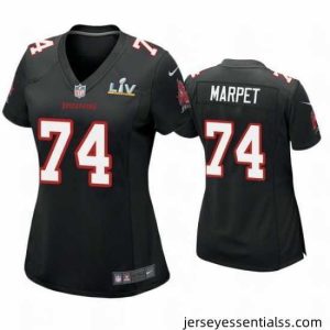 Ali Marpet Buccaneers Black Super Bowl Lv Game Fashion Jersey