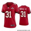 Antoine Winfield Jr. Buccaneers Red Super Bowl Lv Game Jersey