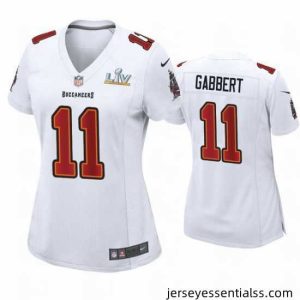 Blaine Gabbert Buccaneers White Super Bowl Lv Game Fashion Jersey
