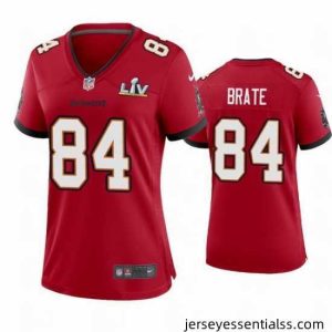 Cameron Brate Buccaneers Red Super Bowl Lv Game Jersey