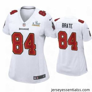 Cameron Brate Buccaneers White Super Bowl Lv Game Fashion Jersey