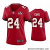 Carlton Davis Buccaneers Red Super Bowl Lv Game Jersey