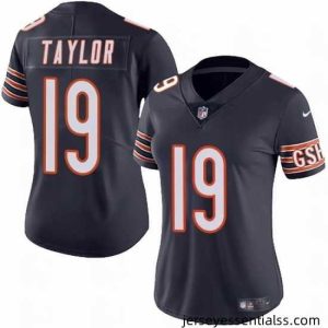 Chicago Bears 19 Tory Taylor Navy 2024 Vapor Stitched Jersey