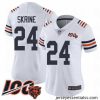 Chicago Bears 24 Buster Skrine White 100th Season Limited Football Jersey